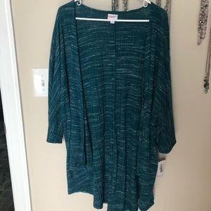 Lularoe cardigan in teal